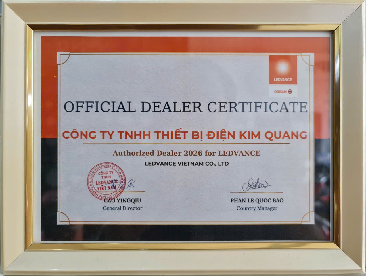 Đại lý phân phối đèn Osram