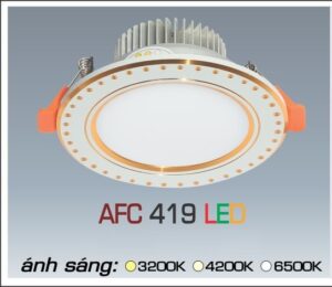 Đèn LED downlight Anfaco AFC 419-7W/9W/12W