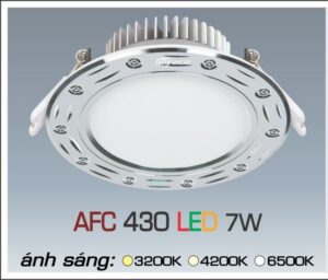 Đèn LED downlight Anfaco AFC 430-7W