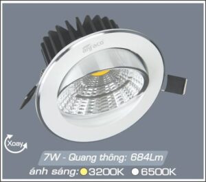 Đèn LED downlight Anfaco AFC 502-7W