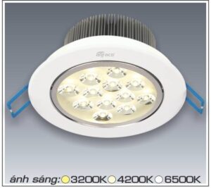 Đèn LED downlight Anfaco AFC 512B-9W.12W