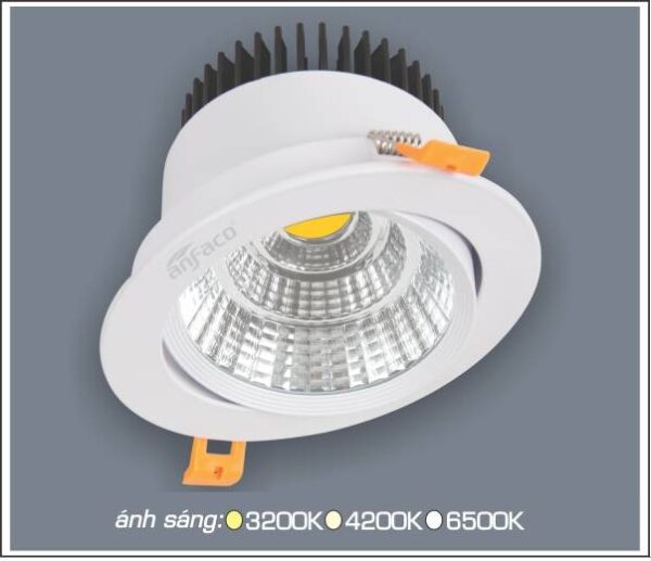 Đèn LED downlight Anfaco AFC 734-3W.5W.7W.9W.12W