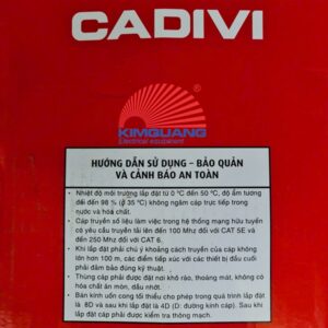 Cáp mạng Cadivi LAN Cat5e UTP