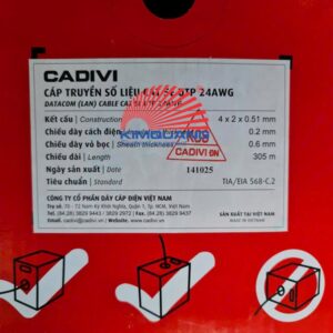 Cáp mạng Cadivi LAN Cat5e UTP