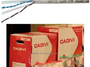 Cáp mạng Cadivi LAN CAT 6 UTP 23 AWG