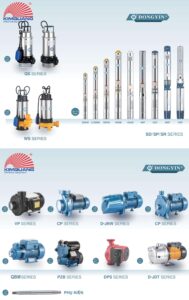 Bảng giá bơm nước Dongyin áp dụng cho đại lý