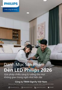Catalogue – bảng giá đèn LED Philips dân dụng 2026