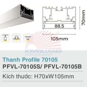 VinaLED Thanh Profile 70105