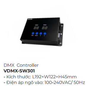 VinaLED Bộ điều khiển DMX VDMX-SW301