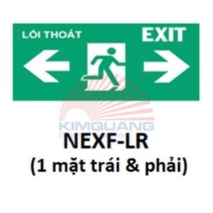 Nanoco Hình chỉ hướng đèn LED thoát hiểm 1 mặt trái và phải NEXF-LR