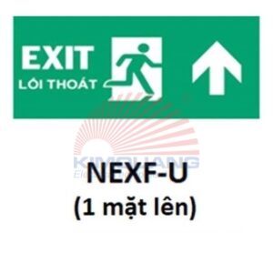 Nanoco Hình chỉ hướng đèn LED thoát hiểm 1 mặt lên NEXF-U