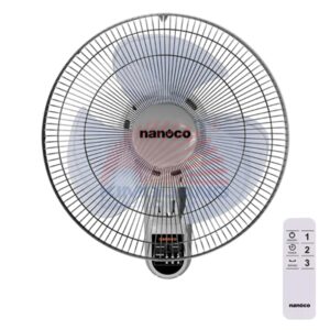 Nanoco Quạt treo tường NWF1612RC-G màu xám