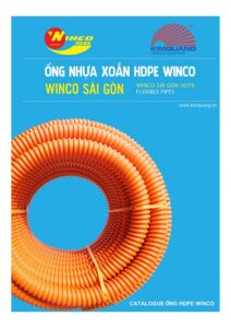 Catalogue ống nhựa xoắn cam HDPE Winco