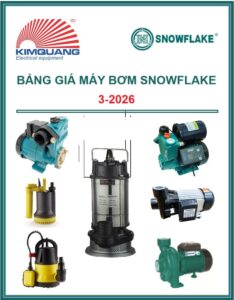 Bảng giá máy bơm Snowflake